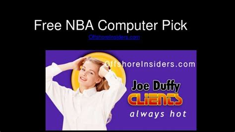nba free computer picks|Free NBA Picks .
